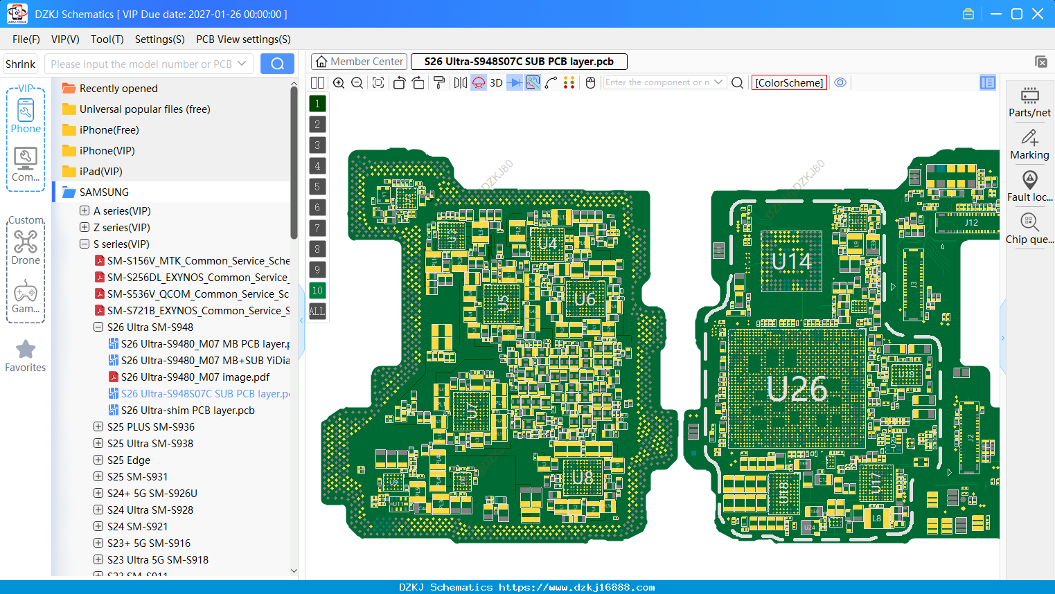 SAMSUNG S26 Ultra-S948S07C SUB PCB Layer